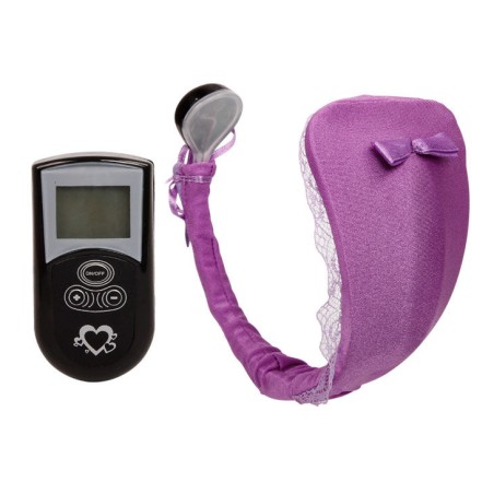 BAILE - THONG CON VIBRADOR CON CONTROL REMOTO ROSA