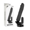 BASECOCK - REALISTIC VIBRATOR REMOTE CONTROL BLACK 20 CM -O- 4 CM