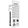 BASECOCK - REALISTIC VIBRATOR REMOTE CONTROL BLACK 21 CM -O- 4 CM