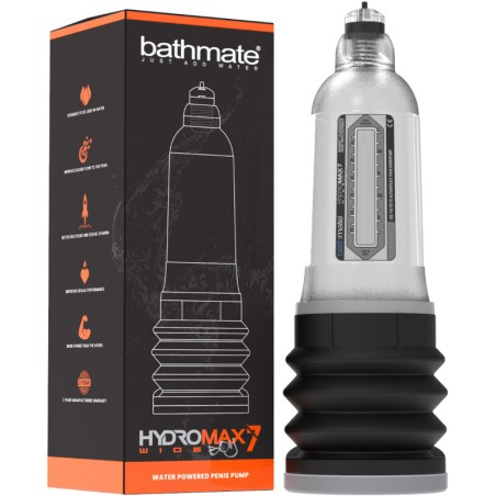 BATHMATE - HIDROMAX 7 ANCHO HOMBRE X30 TRANSPARENTE