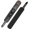 BEGME - Edición Negra Premium Cuffs de Muñeca Con Forro de Neopreno