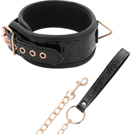 BEGME - Edición Negra Premium Collar de Cuero Vegano Con Forro de Neopreno