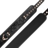 BEGME - Edición Negra Premium Collar de Cuero Vegano Con Forro de Neopreno