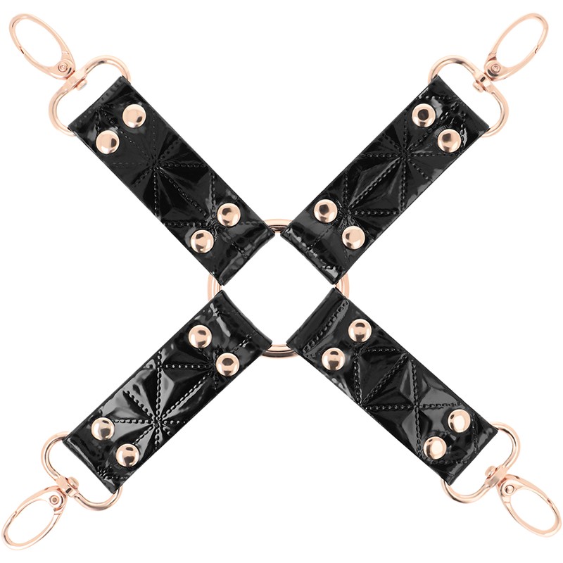 BEGME - Edición Negra Cuero Vegano Hog Tie
