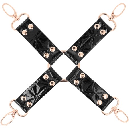 BEGME - Edición Negra Cuero Vegano Hog Tie