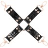 BEGME - Edición Negra Cuero Vegano Hog Tie