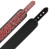 BEGME - Edición Roja Collar Con Pinzas para Pezones Con Forro de Neopreno