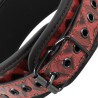 BEGME - Edición Roja Collar Con Pinzas para Pezones Con Forro de Neopreno