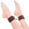 BEGME - Edición Roja Premium Cuffs de Tobillo Con Forro de Neopreno