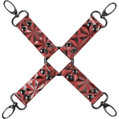 BEGME - Edición Roja Premium Cuero Vegano Hog Tie