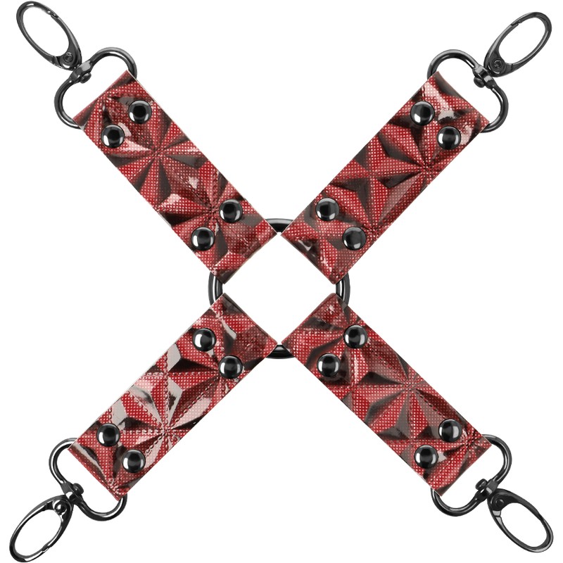 BEGME - Edición Roja Premium Cuero Vegano Hog Tie