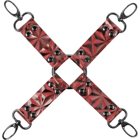 BEGME - Edición Roja Premium Cuero Vegano Hog Tie