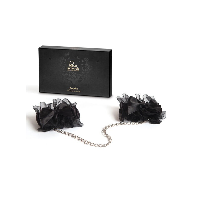 BIJOUX INDISCRETS - HANDCUFFS DE ORGANZA FROU FROU