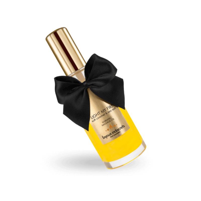 BIJOUX INDISCRETS - ACEITE DE MASAJE EFECTO CALIENTE CARAMELA