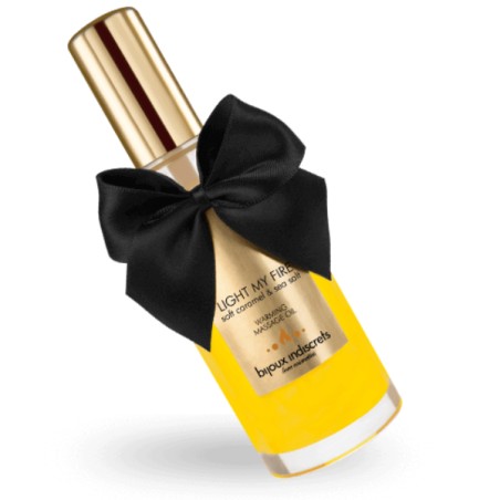 BIJOUX INDISCRETS - ACEITE DE MASAJE EFECTO CALIENTE CARAMELA