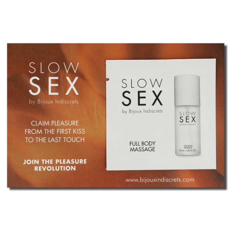 BIJOUX INDISCRETS - GELO DE MASAJE CORPORAL SLOW SEX 2 ML