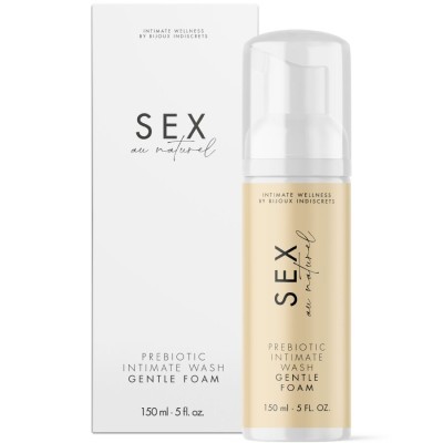 BIJOUX INDISCRETS - GEL INTIMO PREBIÓTICO CON ESPUMA SEX AU NATUREL 150 ML