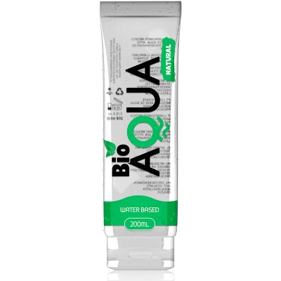 BIOAQUA - LUBRICANTE NATURAL INGREDIENTES BASE AGUA 200 ML