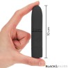 BLACK & SILVER - JERINGA DE VIBRACIÓN RECHARGEABLE GERI USB 8 VIBRACIONES NEGRO 10 X 2.2 CM