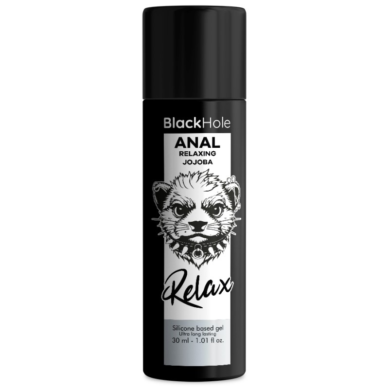BLACK HOLE - RELAJADOR DE ANAL JOJOBA RELAX SILICONE BASE 30 ML