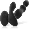 BLACK&SILVER - CORA TAPON ANAL SILICONE CONTROL REMOTO