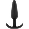 BLACK&SILVER - HANSEL SILICONE ANAL PLUG CON MANIJO PEQUEÑO