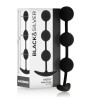 BLACK&SILVER - HARRY ROSARIO ANA SILICONE 3 ESFERAS 14 CM