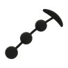 BLACK&SILVER - HARRY ROSARIO ANA SILICONE 3 ESFERAS 14 CM