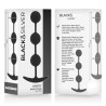 BLACK&SILVER - HARRY ROSARIO ANA SILICONE 3 ESFERAS 14 CM