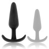 BLACK&SILVER - KAEL SILICONE ANAL PLUG CON MANIJO MEDIANO