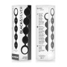 BLACK&SILVER - LENNON ROSARIO ANA 4 ESFERAS SILICONE 15 CM