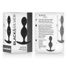 BLACK&SILVER - ORSON PLUG SILICONE 2 ONDAS ANA 9 CM