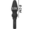 BLACK&SILVER - OZZY PLUG ANA SILICONE POTENTE