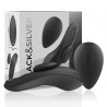 BLACK&SILVER - PRESTON VIBRADOR SILICONE RECHARGEABLE PANTIE NEGRO