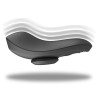 BLACK&SILVER - PRESTON VIBRADOR SILICONE RECHARGEABLE PANTIE NEGRO