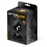 Blackgem Plug Anal Metálico con Joya Color Negro Talla M