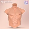 Boomax Traje Torso Masculino Híperrealista Sillicona Líquida Talla M