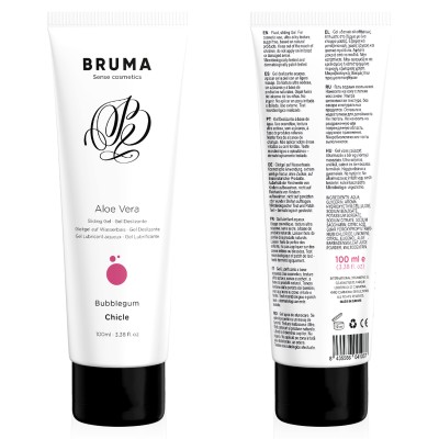 BRUMA - Gel Deslizante Aloe Vera Burbuja de Fresa 100 ML