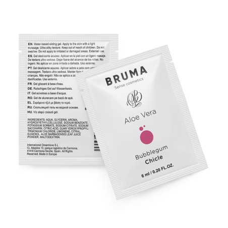 BRUMA - Gel Deslizante Aloe Vera Burbuja de Fresa 6 ML