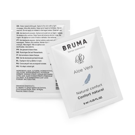 BRUMA - Gel Deslizante Aloe Vera Natural Confort 6 ML