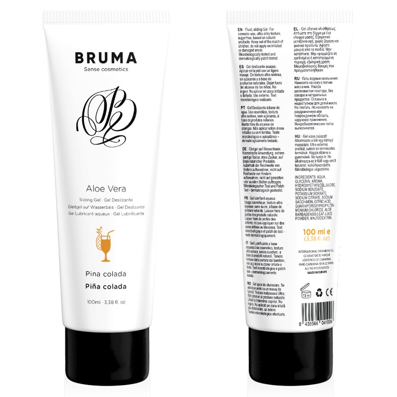 BRUMA - Gel Deslizante Aloe Vera Pina Colada 100 ML