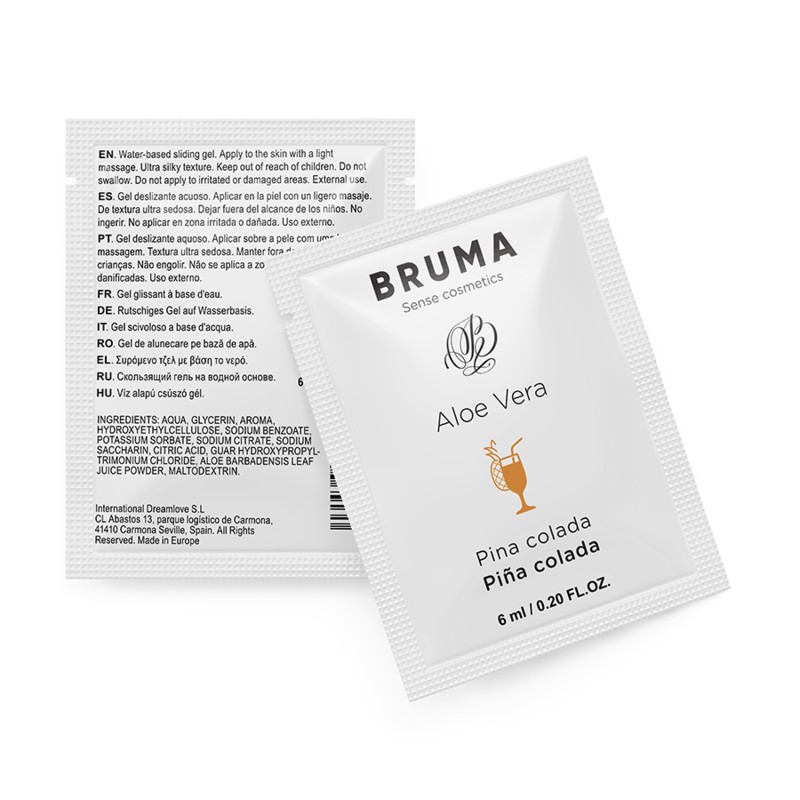 BRUMA - Gel Deslizante Aloe Vera Pina Colada 6 ML