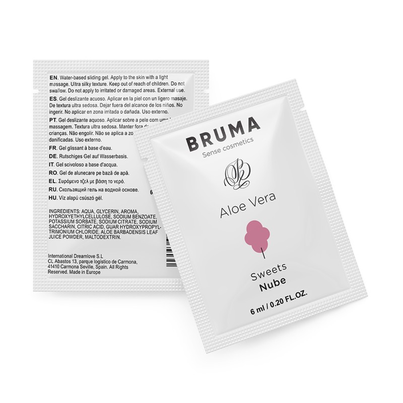 BRUMA - Gel Deslizante Aloe Vera Sweets 6 ML