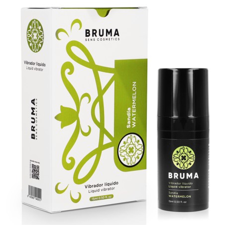 BRUMA - Vibrador Líquido Ultra Deslizante Sandía 15 ML