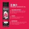 BRUMA - Aceite de Masaje Premium Caliente Fresa 3 en 1 - 100 ML