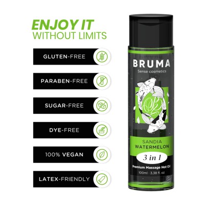 BRUMA - MASA CALIENTE DE AGUA DE FRESA 3 EN 1 - 100 ML