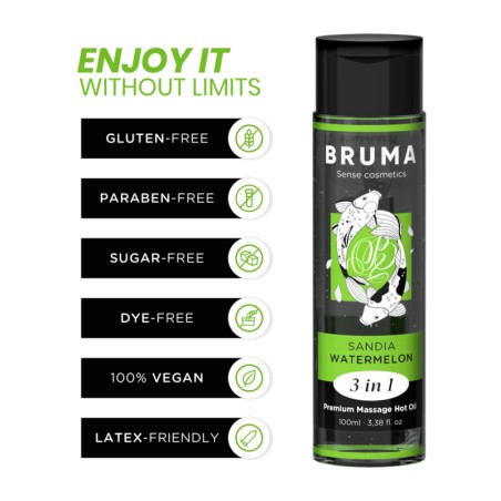 BRUMA - MASA CALIENTE DE AGUA DE FRESA 3 EN 1 - 100 ML