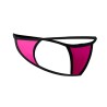 C4MSPX17 Mini Tanga Kini Hot Pink