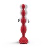 Cadena Anal con Vibración Base de Rosa
