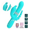 Cammy Vibrador con Bolas Rotadoras y Cadena Anal